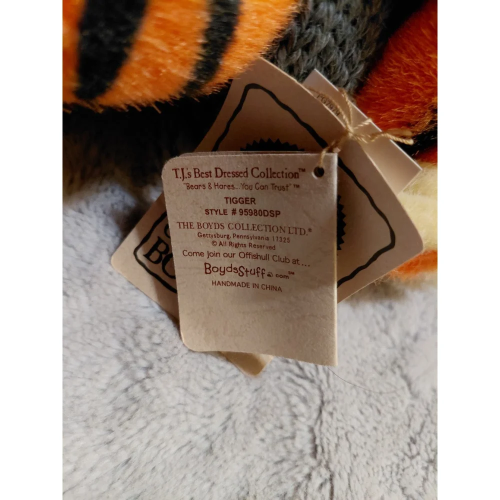 New Boyd's Exclusive Disney Collection Tigger & Winnie the Pooh Bear Holiday